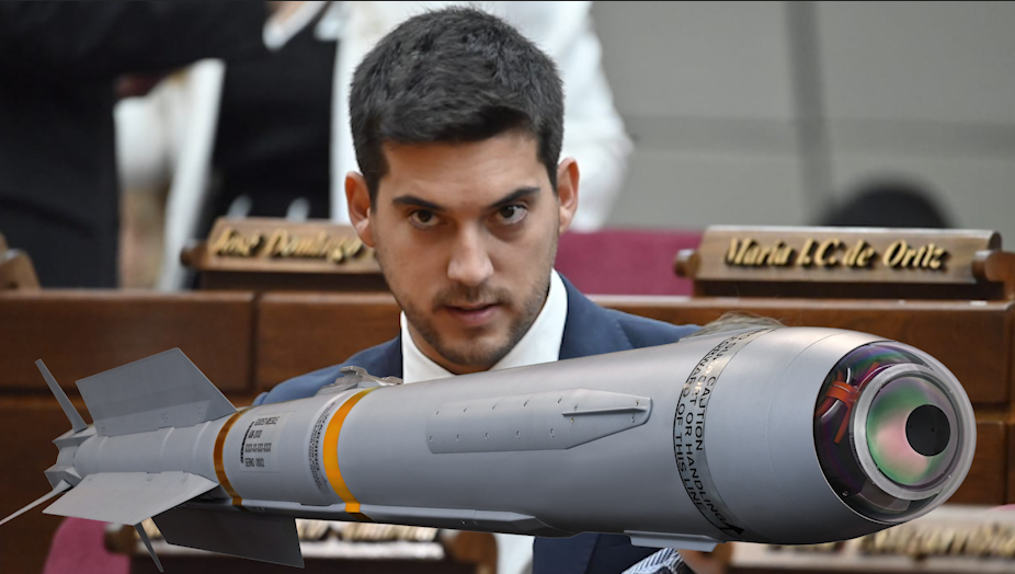 El diputado Rubín, los misiles y el conflicto con Argentina