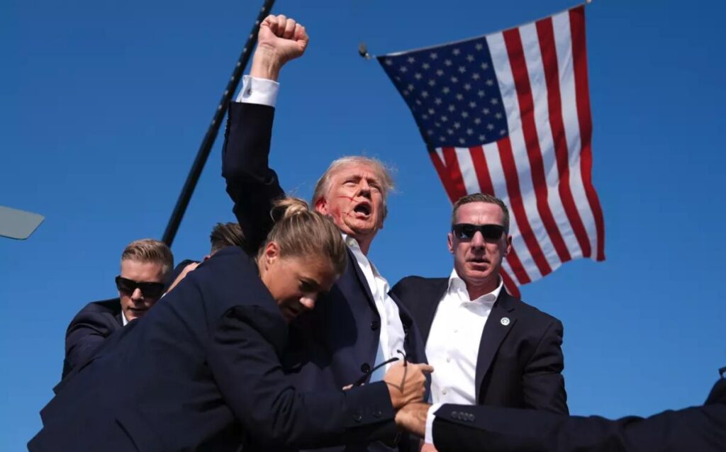 Trump será protegido por cristales antibalas en mitines