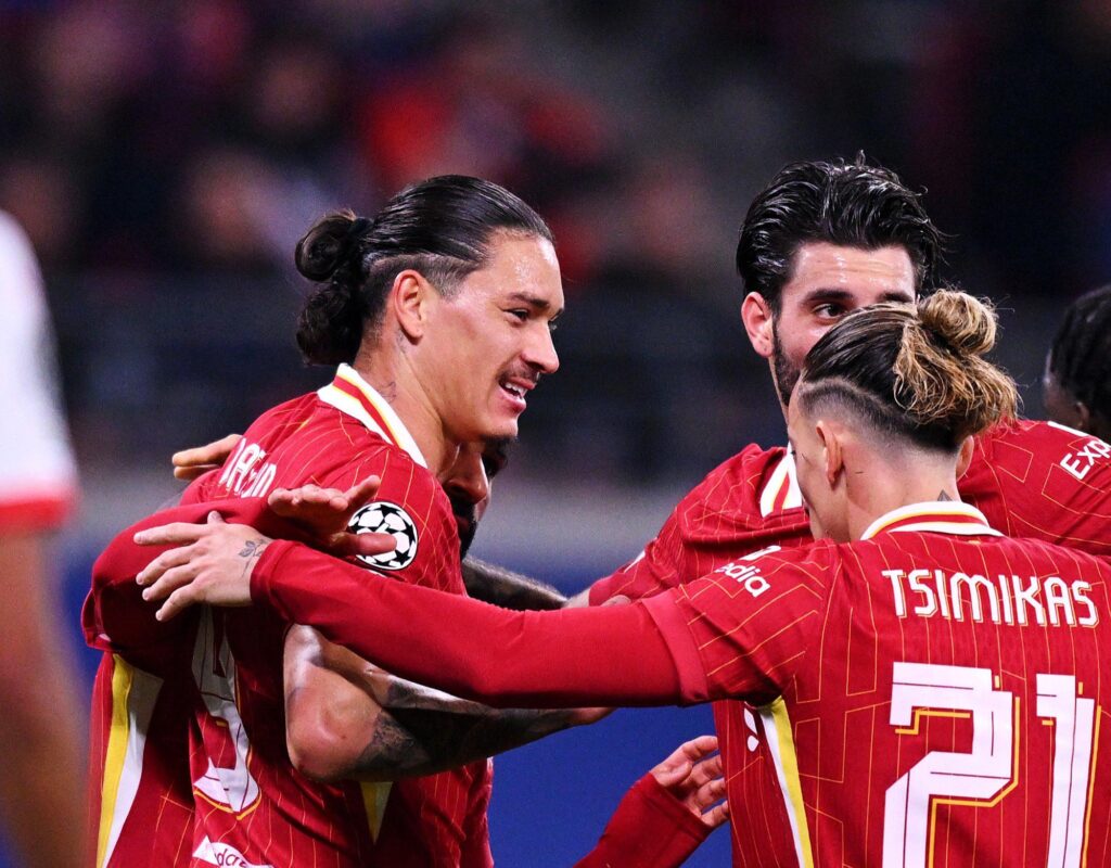 Darwin le dio la victoria al Liverpool ante Leipzig  