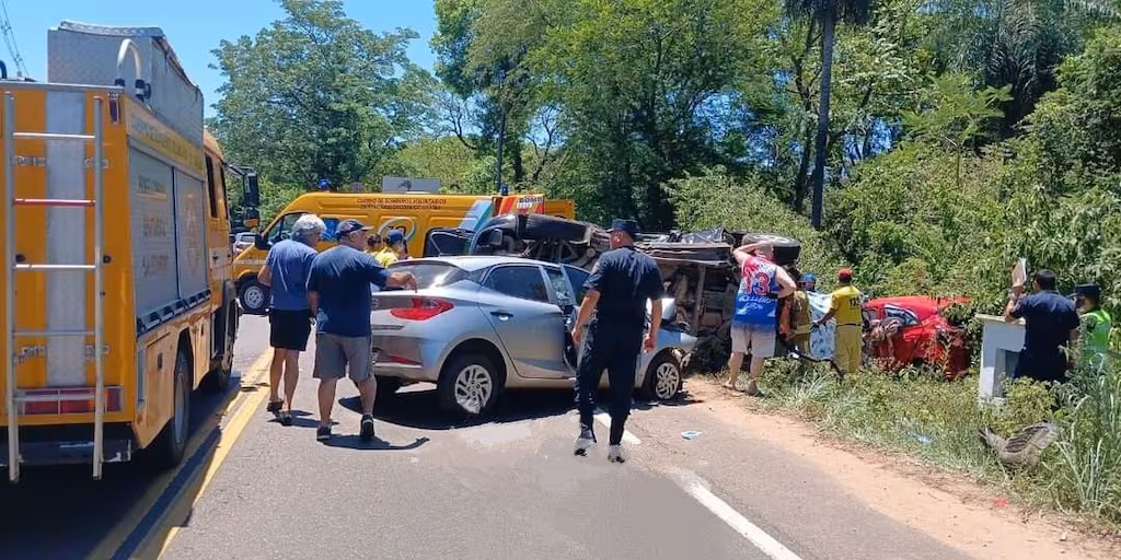 Triple choque en la ruta Luque-San Bernardino deja tres muertos, incluyendo un niño de un año