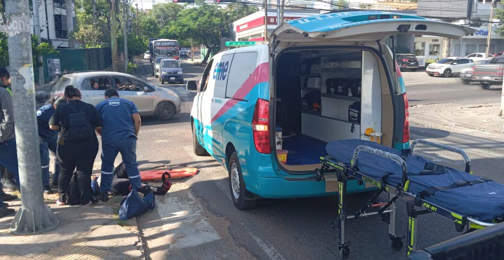 Choque en Asunción deja varios heridos