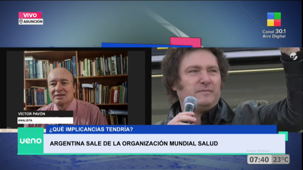 Analista opina que Argentina tomó una decisión acertada al retirarse de la OMS
