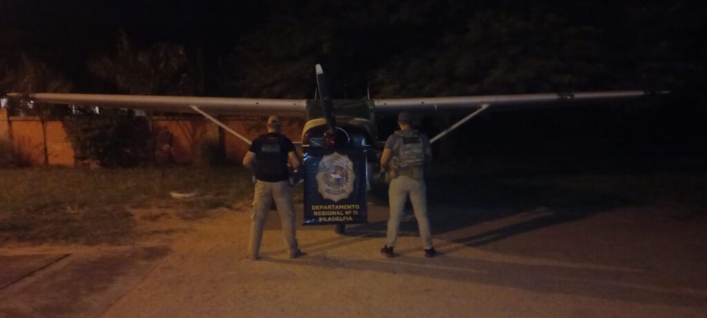 Senad incauta presunta narcoavioneta en Filadelfia